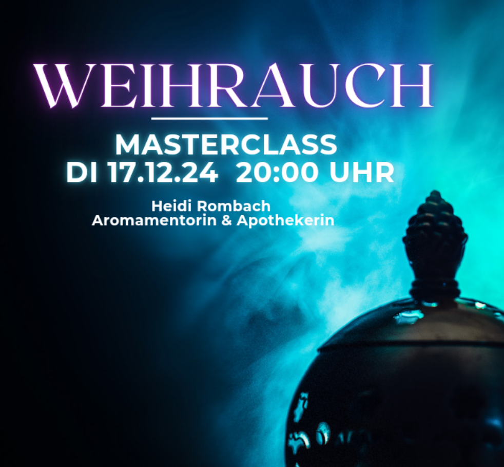 Räuchergefäss für Weihrauch Masterclass online 